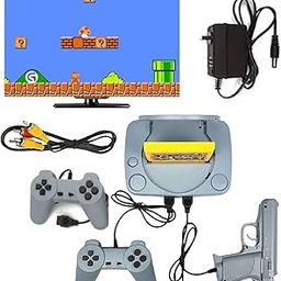 TechKing (HOT Summer with 15 Years Warranty) Trendy 8 Bit LCD Plug Tv Video Game Console with Classic Inbuilt Game Like Super Mario Bros, Contra, Double Dragon 2, Duck Hunt, F1 Race,Black-20