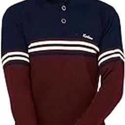 Men High Neck Full Sleeve Winter Woolen Button Sweater-image-13