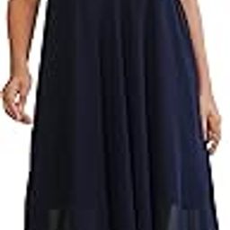 Women's Smoking Embroidered Georgette Maxi Dress-image-61