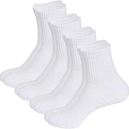 Light Cushion Ankle Training Socks, Cotton Low Cut Athletic Sock for Men (4 Pack)-image-42