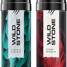 Wild Stone Edge and Ultra Sensual Long lasting Deodorants for Men, Pack of 2 (150ml each)-image-7