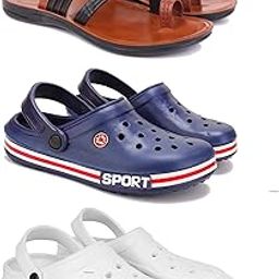 Men's Sandals | Lightweight Wear| Stylish & Easy to Wear For Men's PCV-SAN-(3-COMBO)-3151-3015-3122-image-94