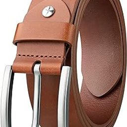 Formal/Casual Tan Colour Leather Belts For Men (BL-016)-image-12