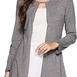 Women's Viscose Solid Standard Length Blouson Coat-7