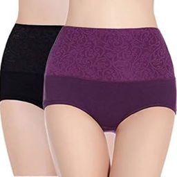 Women's Cotton Tummy Control Panty(Pack of 2)-picture-26