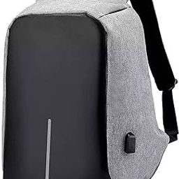 Laptop Bag for Men Waterproof 15.6 inch Anti Theft Backpack with Mobile Charging USB Port Latest Stylish for Office Travelling or Business Purpose (Black) (BLK-5)-image-30