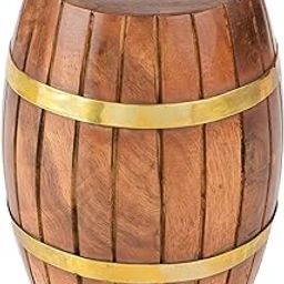 Skaffix Wooden Piggy Bank for Both Adults and Children Wooden Coin Box, Money Saver, Donation Box, Savings Box, Smart Money Box, and Coin Box with Carved Design-image-87