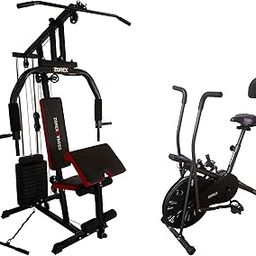 Zorex Fitness Combo Machine All in One Equipments for Men Multiple Muscle Workout Exercise,Chest Biceps Shoulder Back Triceps Legs HGZ-1004 with ZF-201 Air Bike (Video Call Installation Assistance)-image-50