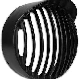 VTRUST Complete Metal Bullet Headlight, Taillight, Indicators Grills Set Compatible With Royal Enfield Bullet Classic 350 & 500 CC, Set of 8, Black with Cap-17