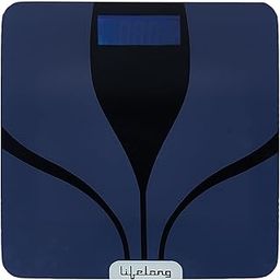 Lifelong LLWS27 Digital Weighing Scale|Glass Weighing Scale Machine|Electronic Bathroom Scales & Weight Machine for Home & Human Balance Battery included (Blue)-20