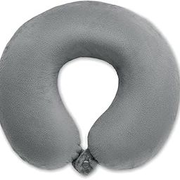 MASHUR FAB- U Shaped Neck Pillow Soft Fiber Filled Travel Cushion with Snap Button, Comfortable Fabric, Neck Support for Flight, Bus, Car, Neck Pillow for Pain Relief (Grey)-image-47
