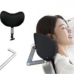NALACAL Adjustable Ergonomic Office Chair Headrest Attachment, Universal Height and Angle Adjustable Memory Foam Headrest for Office Chairs, Gaming Chairs, Recliners, and Car Seats, Easy Installation-image-41