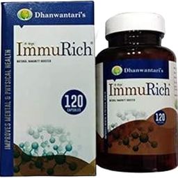 Immurich Natural Immunity Booster | A2 Cow Colostrum | 52% IgG | 120 Stamina Booster Capsules| Gir Cow Colostrum | Made in India by Dhanwantari-image-74