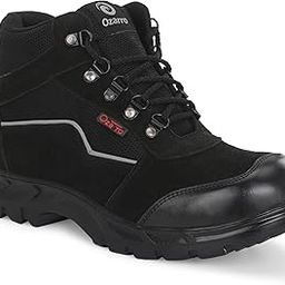 Suede Leather Steel Toe Safety Shoe for Mens (S4448)-image-7