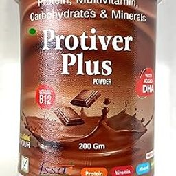 Protiver Plus DHA Protein Powder For Nutrition Energy Strength Weight Gain Muscle Growth (Chocolate, 200 Gm)-image-52
