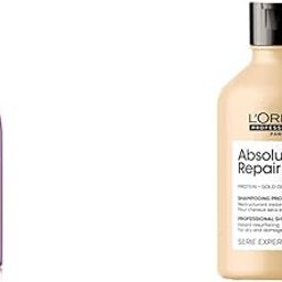 L'OREAL PROFESSIONNEL PARIS Serie Expert Liss Unlimited Blow Dry Serum 125 Ml&Serie Expert Absolut Repair Shampoo For Dry&Damaged Hair Deep Conditioning,Strength With Gold Quinoa,Wheat Protein-image-61