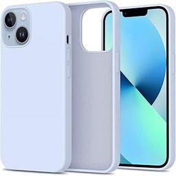 LOXXO® Compatible with iPhone 14 Case, Liquid Silicone Case, Full Body Protective Cover, Shockproof, Slim Phone Case, Anti-Scratch Soft Microfiber Lining, 6.1 inch - (Sierra Blue)-image-56