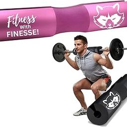 Mapache Elite series barbell pad for weightlifting, squats, Squat Pad for Lunges and Squats - Hip Thrust Pad for Standard & Olympic Bars - Provides Cushion to Neck and Shoulders While Training (Pink)-16