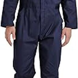 Men's Regular Long Sleeve Snap Zip-Front Coverall-image-18