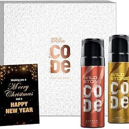 Wild Stone New Year Gift Hamper with Code Copper and Gold Body Perfume, 120ml each-15