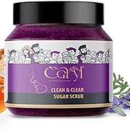 Caryl 200 gm Clean & Clear Sugar Face Scrub | Tan & Dirt Removal Scrub | Skin Exfoliating, Removes Blackhead, Dead Skin | Face & Body Scrub for Women & Men | All Skin Types | Paraben & Sulfate Free-image-45