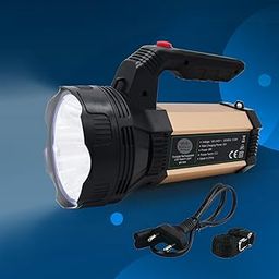 RENMAX Rechargeable Searchlight Torch Bright Beam LED Laser Flashlight 6000mAh for Security Metal Battery Housing Plastic Body 800m Range - 1Pc-28