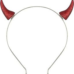 Devil Horns Halloween Fancy Glitter Horns Headband-image-34