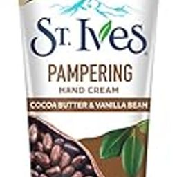 St. Ives Pampering Cocoa Butter & Vanilla Bean Hand Cream, Made With 100% Natural Moisturizers for Soft & Glowing Hands, Travel Size, Paraben Free, Dermatologist Tested, Imported, 30 g-12
