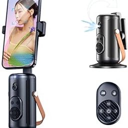 Face Tracking Tripod,360° Rotation Mobile Holder for Smart Video&Photo Shooting with Remote,No App Needed,Gimbal Stabilizer with Gesture Control for Vlog,Streaming & Video Recording-image-71
