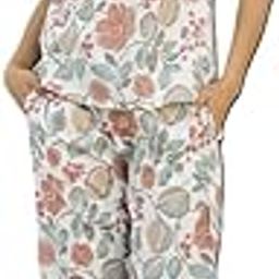 Night Suit for Womens Cotton Top and Pyjama Lounge Night Suit Set Wear Night Dress for Women-image-100