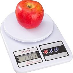 Latest Version SF400 Digital Weight Measuring Machine Food Weighing Scale Weighing Machine for Food Small Meals Kitchen (Max Weight Load Upto 10 Kg, Pack of 1)-image-98