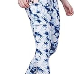 Polyester Printed Gym wear Leggings Ankle Length Workout Tights | Stretchable Sports Leggings | High Waist Sports Fitness Yoga Track Pants for Girls & Women-image-80