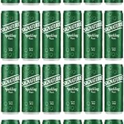 SIGNATURE Sparkling Water – Premium Carbonated Water | No Sugar, No Calories | Refreshing Fizzy Drink | 300ml Can (Pack Of 24)-image-30