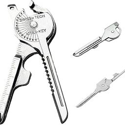 Kelexx 8-in-1 All-Purpose Outdoor Multi-Tool Knife – Ultra-Compact Stainless Steel Pocket Survival Tool with Saw, Key Holder, Screwdriver & More – Heavy-Duty Disaster Prevention Gadget (Silver)-picture-3