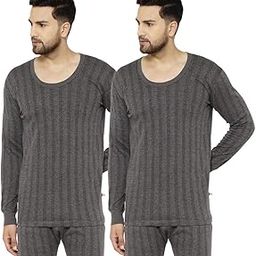 Men Thermal Vest/Top for Winter (Pack of 2)-Thermal_RNFSBLK_RNFSBLK_02-100 Multicolour-image-98