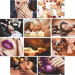 Anne Print Solutions® Spa Posters Salon Posters 13 Inch X 19 Inch* Beauty Parlour Posters Spa Wall Decor Spa Decor Posters Set of 10 Posters Without Frame Multicolor-image-114