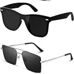 Unisex Combo offer pack of 4 shades glasses Cat Eye Sunglasses Rectangle Retro Vintage Narrow Women::Men Small Narrow Square Sun Glasses Combo offer pack of 4 ACAT-439-image-98