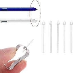 Stylus Pen Nibs, Touch Stylus Nib, Replaceable Nibs, Pen Refill Tool Set Compatible with Spen Tab S6/S7 + Note10/Note20 Nib (White, Stylus Pen Not Included)-6