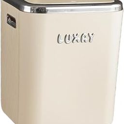 Garbage Basket Storage Bucket Spacious Rubbish Bin for Cabinet Garage Corner Yellow with lid-image-47