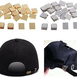 20pcs Metal Belt Buckle End Tip For Cotton Webbing Tag Bag Key Chains Silver-image-24