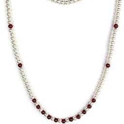 Mens Necklace, Specially for Groom,Pearl with Single Layered Design For Men (Pack of 1)-image-63