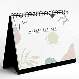 AccuPrints Weekly Dashboard Planner | 120 GSM | 52 Undated Weekly Sheets | Productivity Planner Wiro Bound, 18 x 24 cm or 7 x 10 inch-3