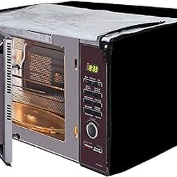 Aavya Unique Fashion Microwave Oven Cover Dust Proof & Water Proof for LG 21 Litre Convection Microwave Oven 44,Black-image-34