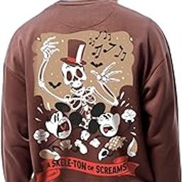 Men's Graphic Printed Oversized Fit Full Sleeve Round Neck Fleece Sweatshirt-image-1