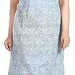 CS7001 Premium Soft Cotton Designer Nighty for Women |PLITS, Full Lenghth Maxi/Nighty Nightgown |Everyday Regular Wear | Pocket on The Right Side-image-51