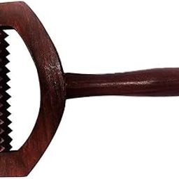 Acs Mart Wooden Handy Massager, Traditional Hand-held Roller Design, Dark Brown-image-14