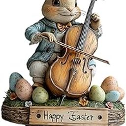 Easter Bunny Stake Bunny Decorative Garden Stake for Sidewalk Porch Backyard Style A |1 Easter Bunny Stake-image-38