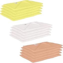 Lula Reusable Multi Colors Muslin Squares & Napkins (45cm X45Cm) Pack of 15-87