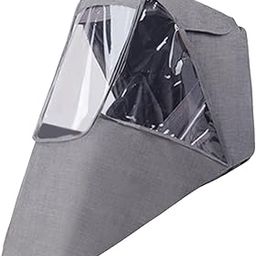 CALANDIS™ Stroller Rain Cover Windproof Waterproof for Winter Travel Standard Stroller Grey | Other Stroller Accessories | Stroller Accessories | Strollers & Accessories-image-8