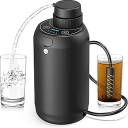 Electric Portable Camping Water Filter 0.01 Micron 5-Stage Filter with Emergency Lighting Suitable Survival Emergency Water for Hurricane, Storm, Outages, Outdoor Purifier BK2000 BKLES-image-54